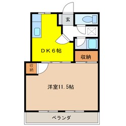 桜通コーポの物件間取画像